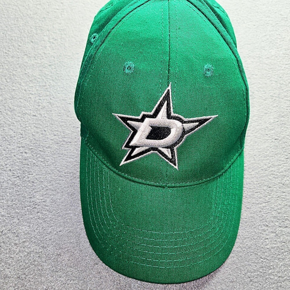 Dallas Stars‎ NHL Green Cotton Baseball Cap Hat AT&T Promo Logo 58cm RN141434